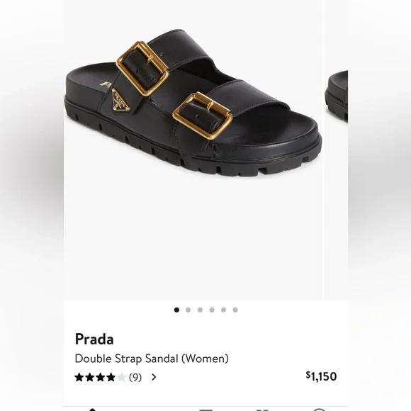 Prada Double Strap Sandal -NWOT and box, Never worn - Picture 8 of 9